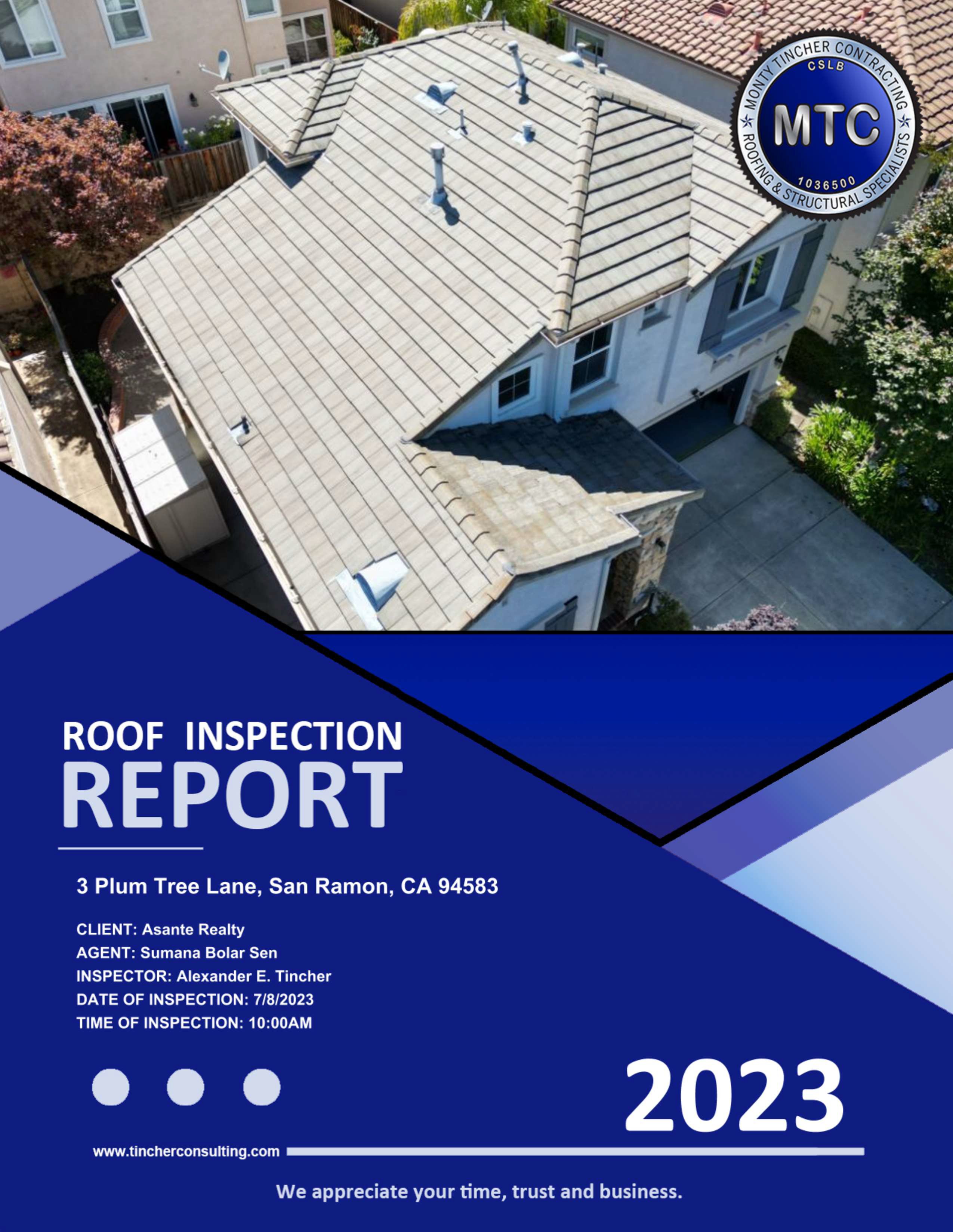 detailed roof inspection reports