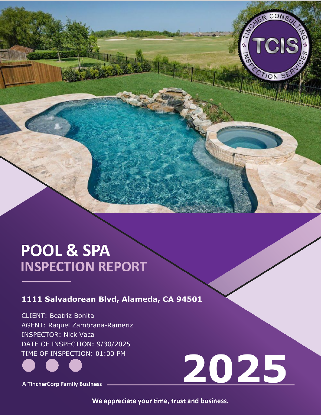 Pool Inspec Report Cover 110125 -